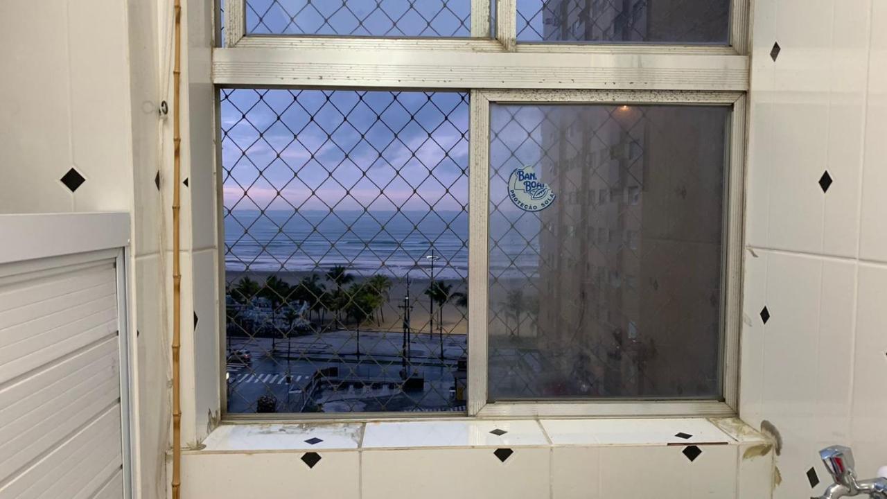 Apartamento Na Praia Grande Vista Para O Mar, No Bairro Guilhermina Melhor Localizacao Da Praia Apartment ภายนอก รูปภาพ
